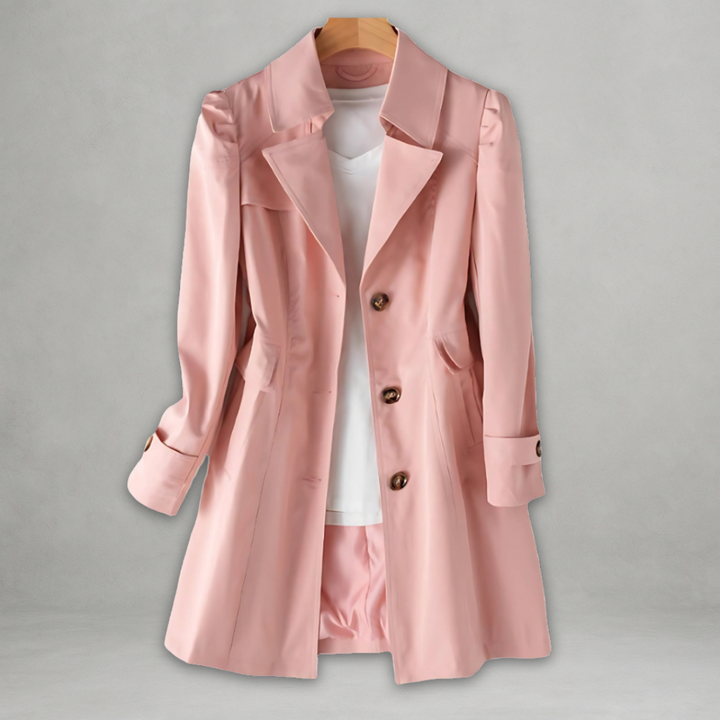 Elodie | Custom Tailored Women's Trench Coat | Classic Lightweight