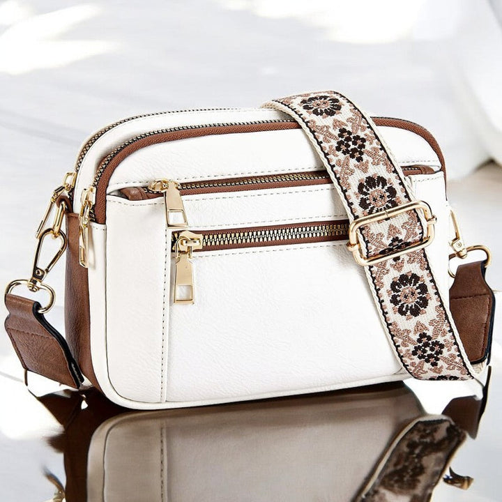 Ella | Refined Leather Shoulder Bag