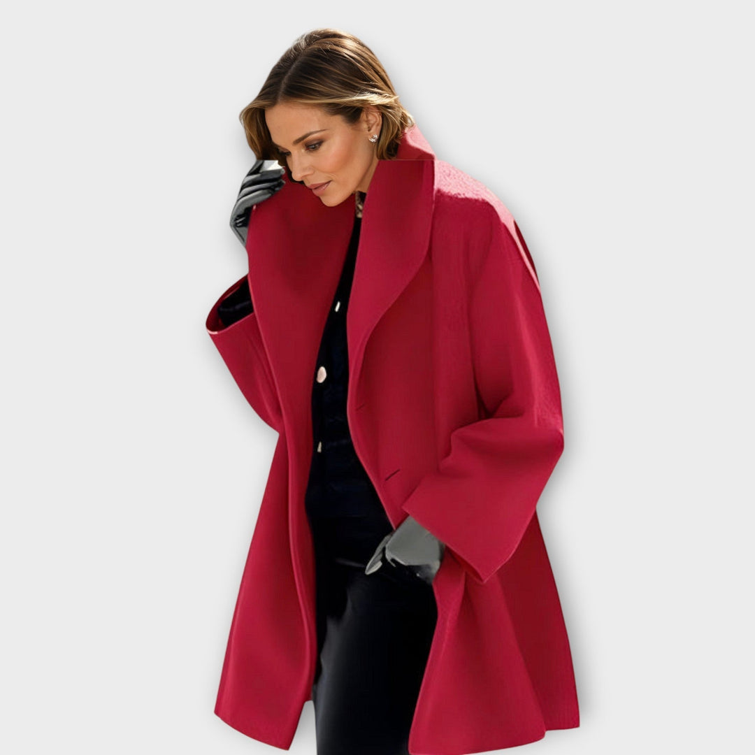 Amelia - Premium Windproof Wool Coat