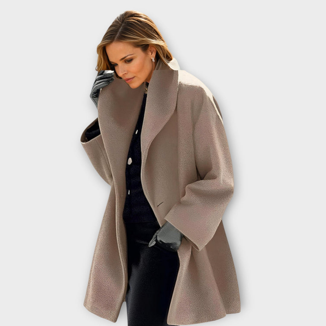 Amelia - Premium Windproof Wool Coat