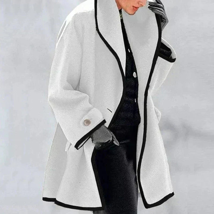 Elisa | Women's Double-Breasted Fleece Jacket | Essential for Winter